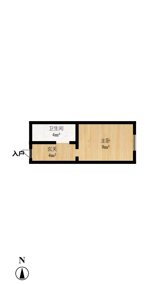 西铁馨寓（西铁领寓）  2室1厅1卫   1800.00元/月户型图