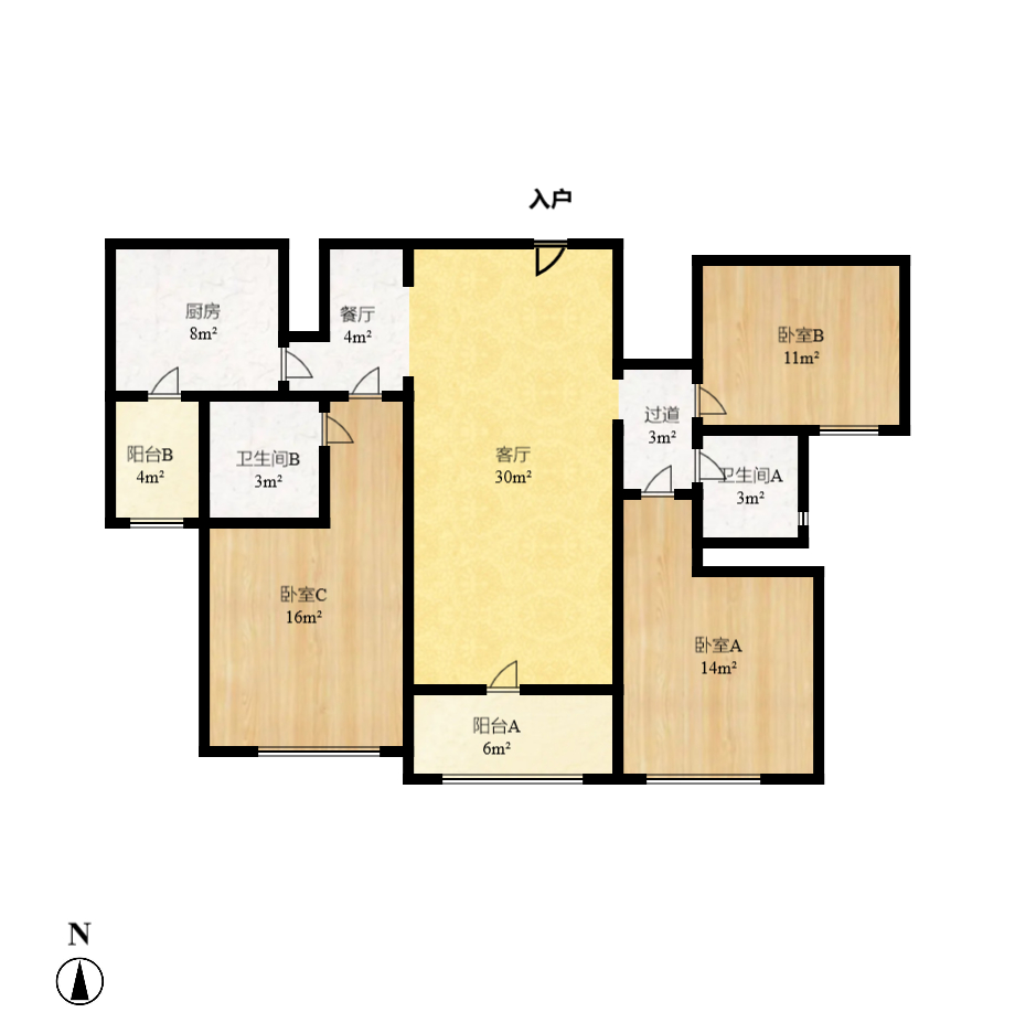 恒大雅苑  3室2厅2卫    2700.0元/月 恒大雅苑  3室2厅2卫    2700.0元/月户型图