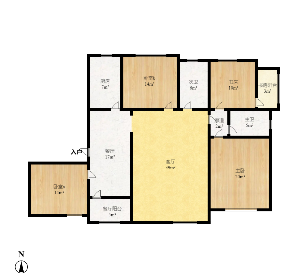 天元涉外景园B区  4室2厅2卫    3000.0元/月 天元涉外景园B区  4室2厅2卫    3000.0元/月户型图