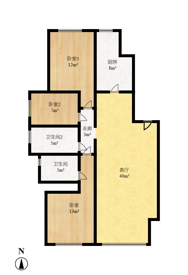 中交中央公园D1区 4室2厅2卫 5200.0元/月 中交中央公园D1区 4室2厅2卫 5200.0元/月户型图
