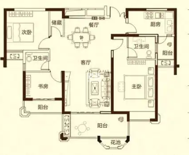 中欧昆仑首府  3室2厅2卫   65.00万