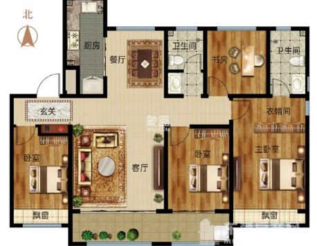 上善国际（翰林府）  4室2厅2卫    41.8万