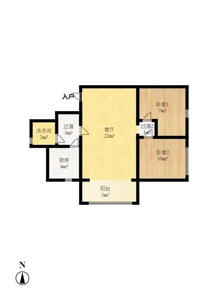 兰亭优壳(隽峰苑) 2室1厅1卫 2100.0元/月 兰亭优壳(隽峰苑) 2室1厅1卫 2100.0元/月户型图