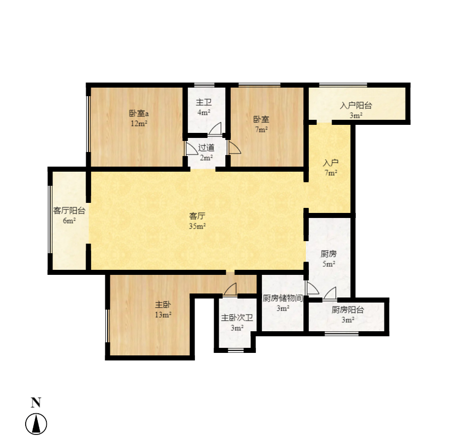 圆梦完美生活  3室2厅2卫    1800.0元/月 圆梦完美生活  3室2厅2卫    1800.0元/月户型图