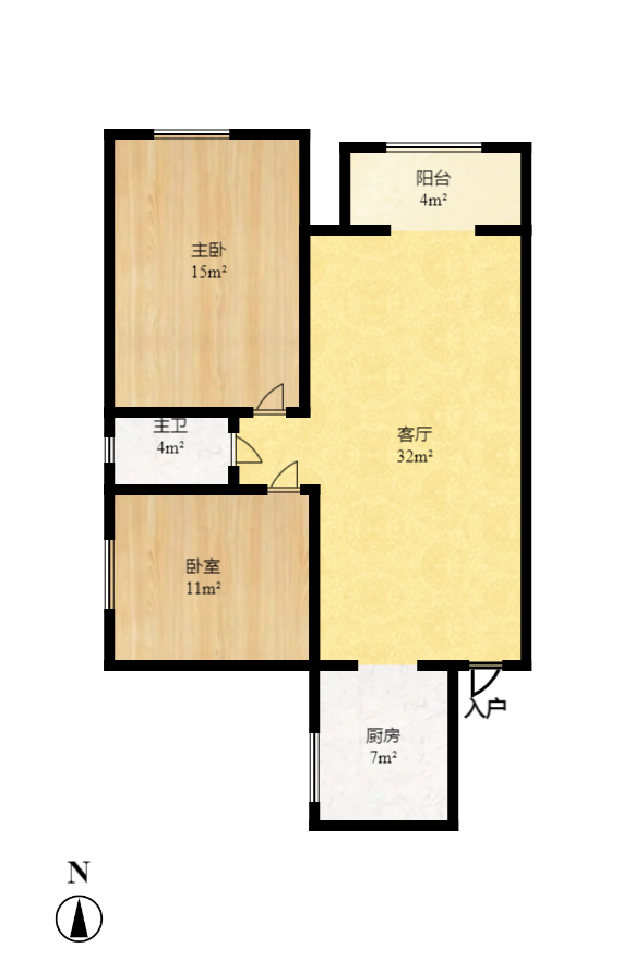 银港水晶城 3室2厅1卫 2900.0元/月 银港水晶城 3室2厅1卫 2900.0元/月户型图