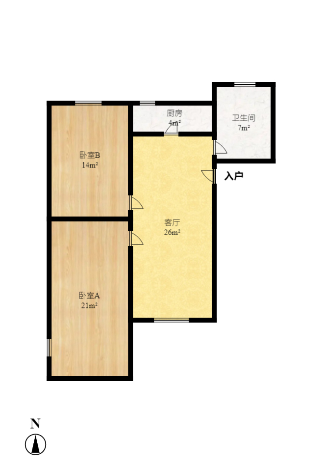 德雅路住宅楼 1室1厅1卫 900.0元/月 德雅路住宅楼 1室1厅1卫 900.0元/月户型图