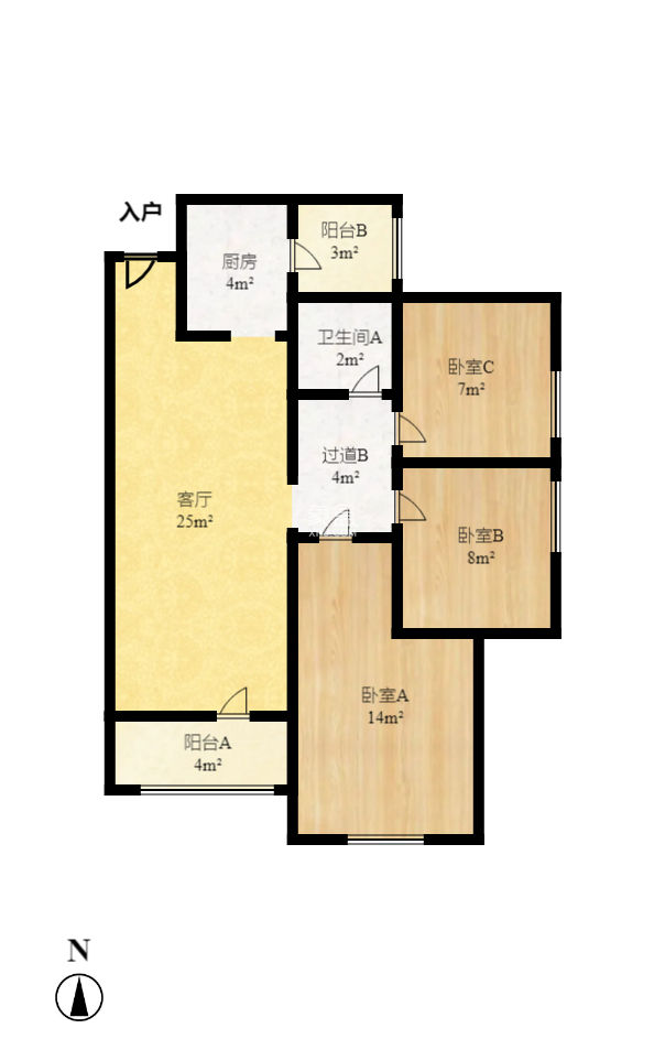 高升时代广场（冠铭商务中心）   240.0㎡      11000.0元/月小区图