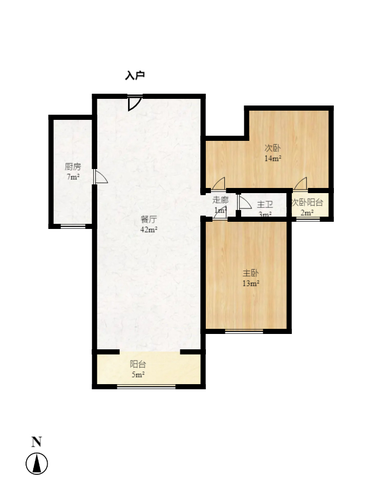 彩都公寓 1室1厅1卫 1500.0元/月 彩都公寓 1室1厅1卫 1500.0元/月户型图