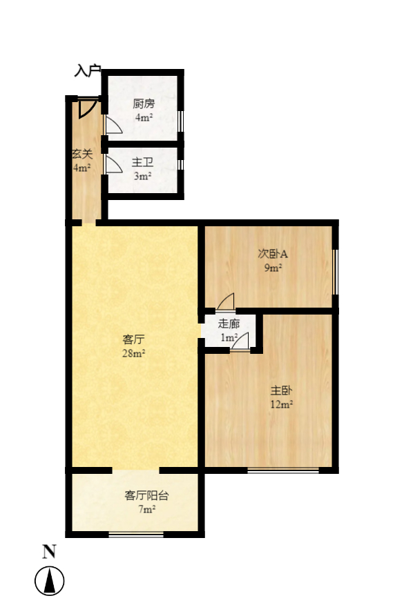保利花园  2室2厅1卫    2000.0元/月 保利花园  2室2厅1卫    2000.0元/月户型图
