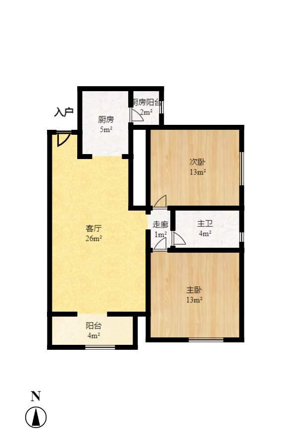 标志浪漫满屋(枫景公寓) 2室2厅1卫 1900.0元/月 标志浪漫满屋(枫景公寓) 2室2厅1卫 1900.0元/月户型图