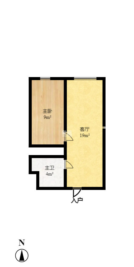 恒大国际广场  1室1厅1卫    1600.0元/月 恒大国际广场  1室1厅1卫    1600.0元/月户型图