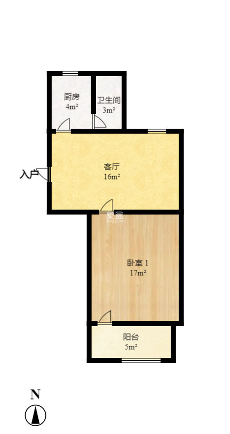 陈家湖小区  1室1厅1卫   41.80万