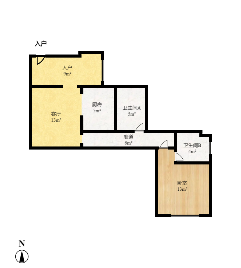 通用时代国际社区  3室2厅1卫    134.0万室内图1
