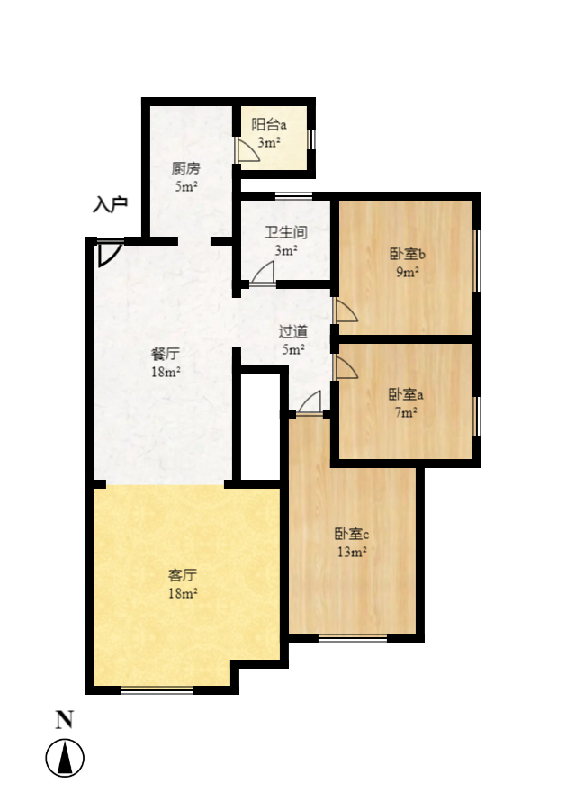 创世纪广场  2室2厅1卫   2200.00元/月室内图1