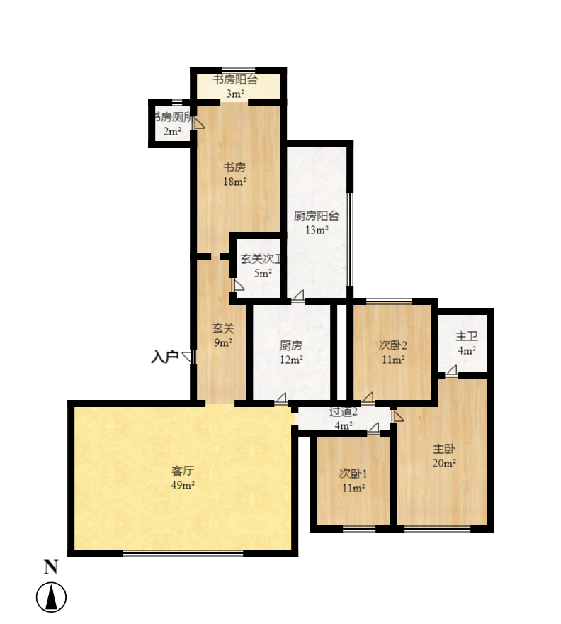 保利天禧C区  4室2厅3卫   650.00万室内图1