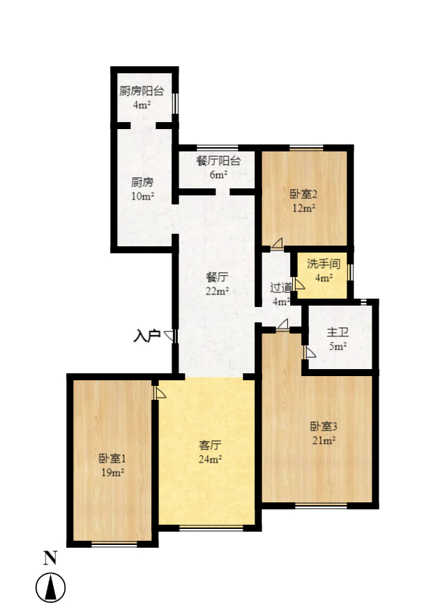 阳光锦城 1室1厅1卫 1800.0元/月 阳光锦城 1室1厅1卫 1800.0元/月户型图