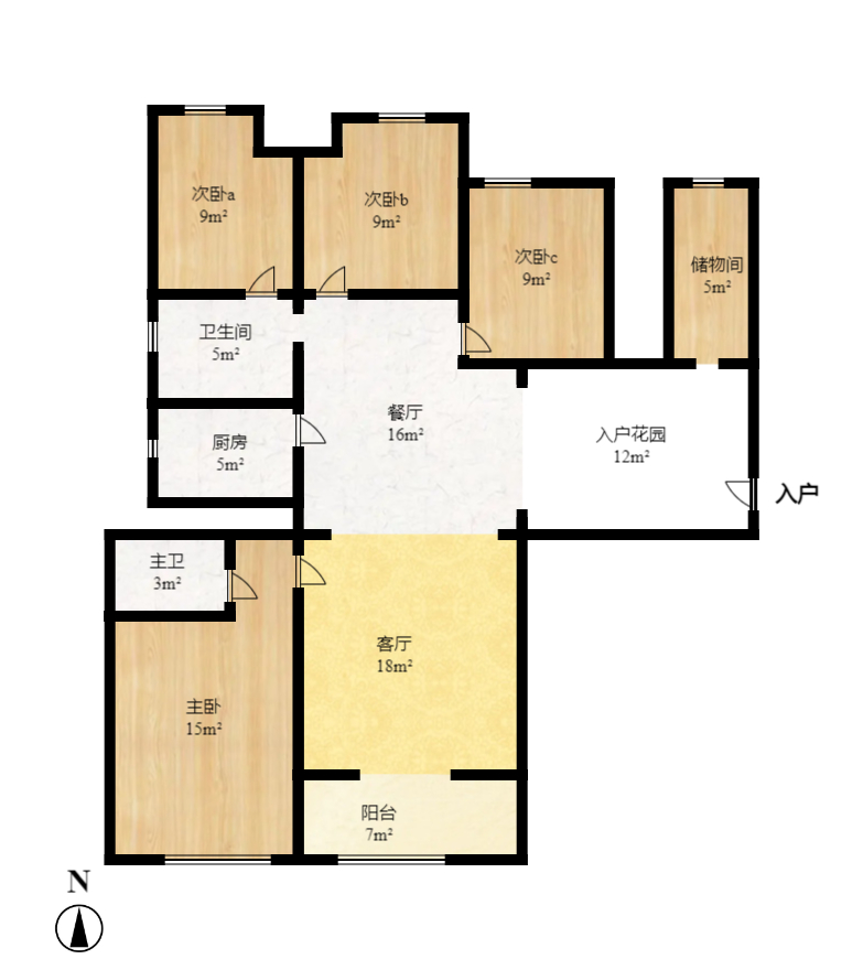 明发国际城 1室1厅1卫 1200.0元/月 明发国际城 1室1厅1卫 1200.0元/月户型图