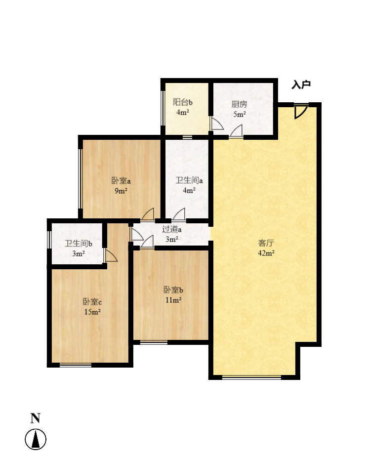 富春山  3室2厅2卫    2400.0元/月 富春山  3室2厅2卫    2400.0元/月户型图