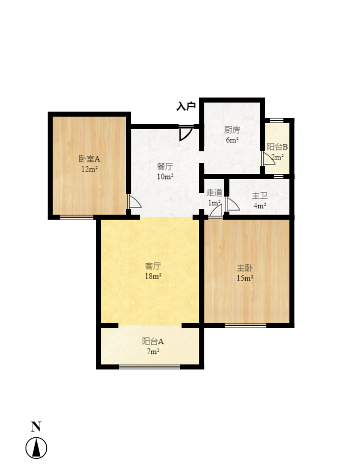 半山壹号 1室0厅0卫 2500.0元/月 半山壹号 1室0厅0卫 2500.0元/月户型图