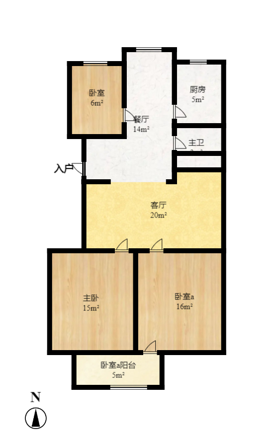 中南汽车世界 3室2厅1卫 1300.00元/月 中南汽车世界 3室2厅1卫 1300.00元/月户型图