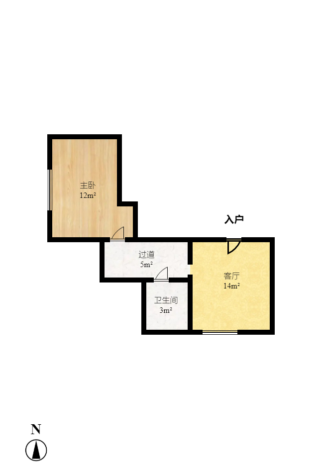 沁园春御院  1室1厅1卫    1400.0元/月 沁园春御院  1室1厅1卫    1400.0元/月户型图