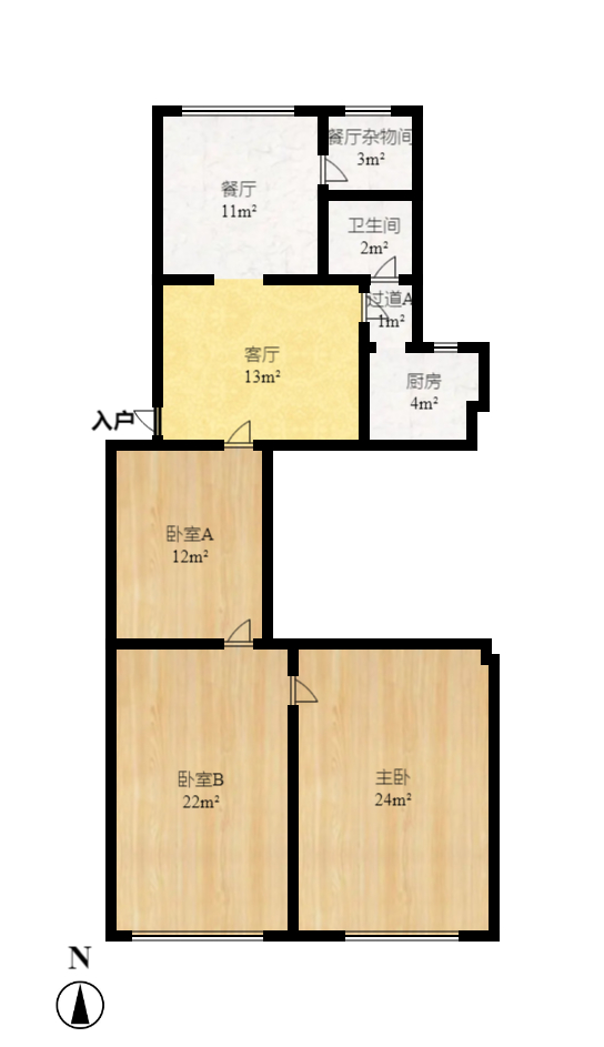湘仪家园 1室1厅1卫 1000.0元/月 湘仪家园 1室1厅1卫 1000.0元/月户型图