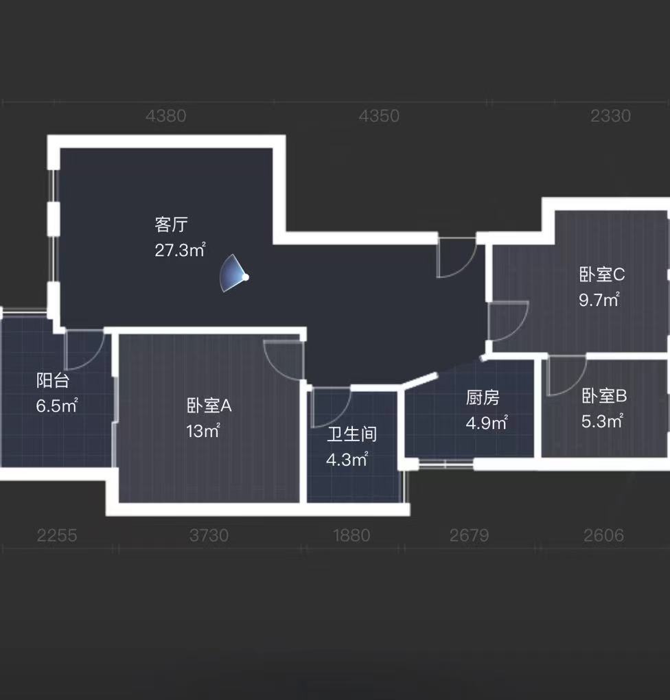 尚格名城香榭丽舍  3室2厅1卫   55.00万