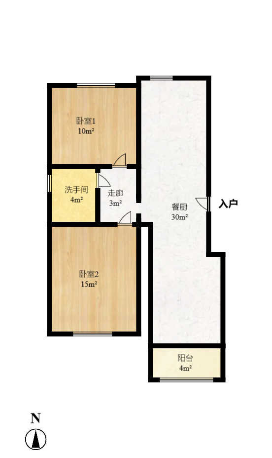 鑫天芙蓉 3室2厅1卫 1800.0元/月 鑫天芙蓉 3室2厅1卫 1800.0元/月户型图