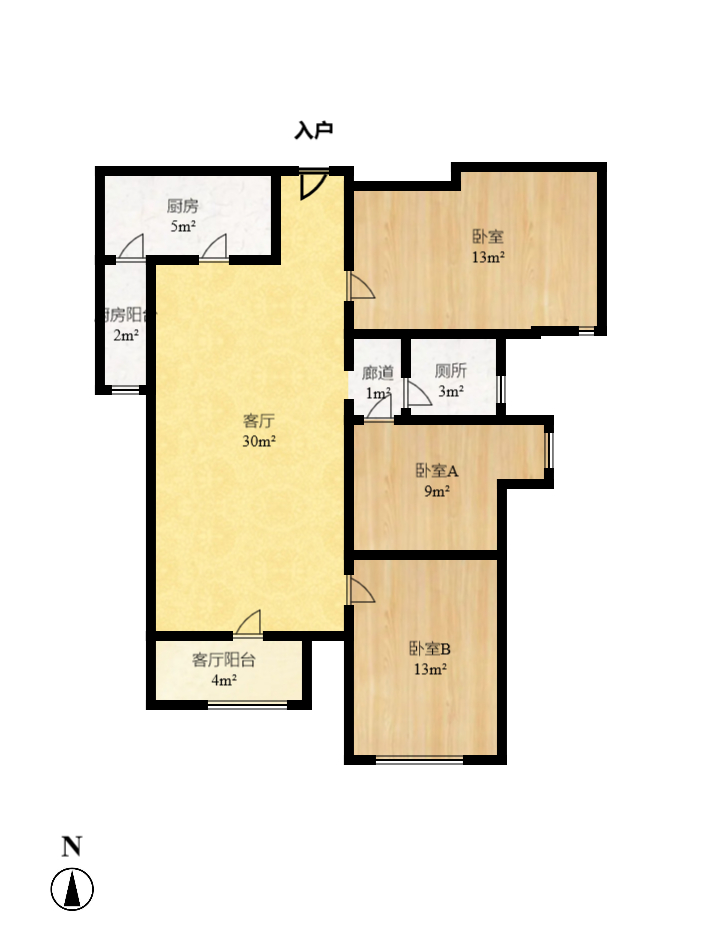 中海国际一期  3室2厅2卫    2700.0元/月 中海国际一期  3室2厅2卫    2700.0元/月户型图
