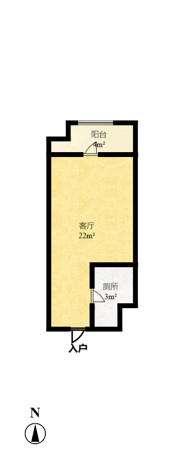 中海阅江府 4室2厅2卫 4600.0元/月 中海阅江府 4室2厅2卫 4600.0元/月户型图