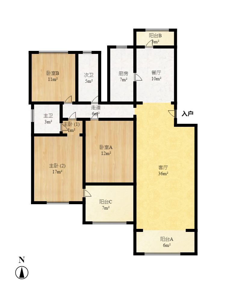 联通小区(瑞丽园) 4室2厅2卫 3200.0元/月 联通小区(瑞丽园) 4室2厅2卫 3200.0元/月户型图