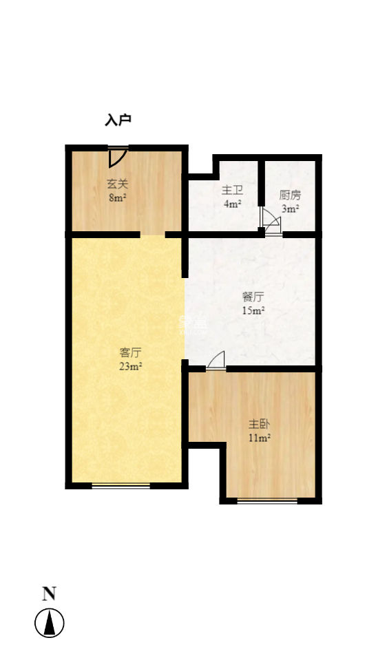 喜盈门范城   43.92㎡      1680.0元/月小区图