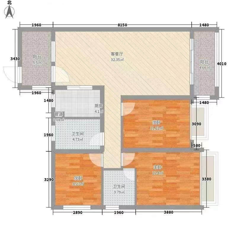 禧诚雁巢  0室0厅0卫   2300.00元/月室内图1