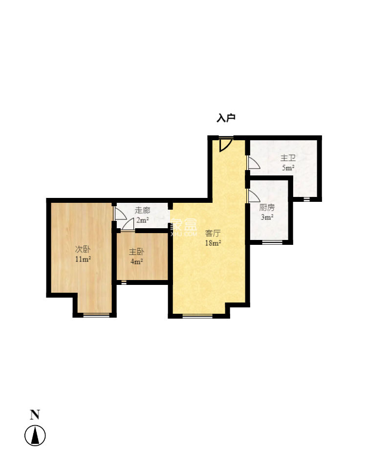 尚城  2室2厅1卫    37.8万