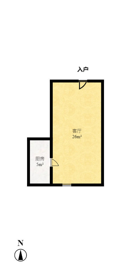 燕子岭散盘  3室2厅2卫   120.00万室内图1