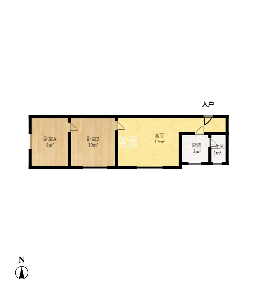 青山祠社區(qū)  2室1廳1衛(wèi)   36.00萬(wàn)
