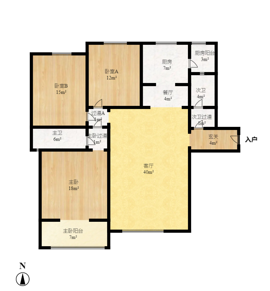 玛依拉山庄  1室2厅1卫   2800.00元/月室内图1