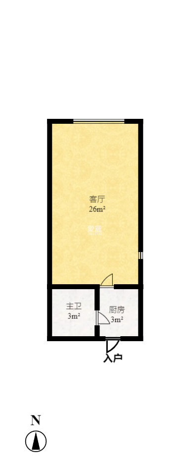 万象凯旋湾  1室1厅1卫   28.00万