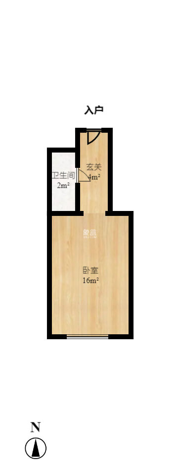 弘坤云寓  1室1厅1卫   55.00万