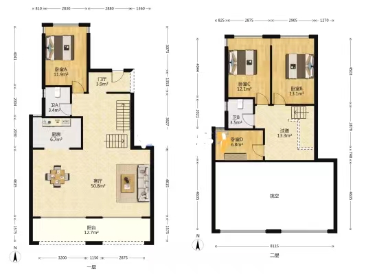翡翠公园(北大资源) 5室2厅3卫 233.8万 翡翠公园(北大资源) 5室2厅3卫 233.8万室内图