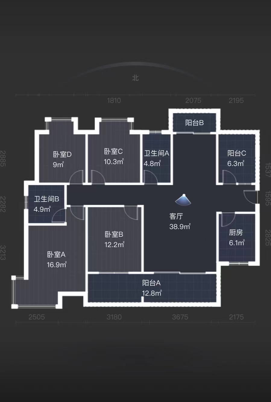 城发锦城 4室2厅2卫 115.0万 城发锦城 4室2厅2卫 115.0万室内图