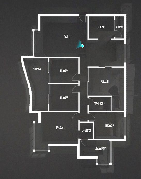 丽景滨江 4室2厅2卫 136.0万 丽景滨江 4室2厅2卫 136.0万室内图