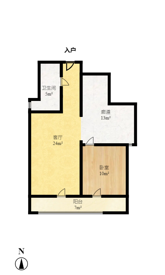 保利国际广场  4室2厅2卫   200.00万室内图1