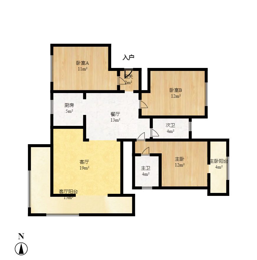 柠檬丽都  3室2厅2卫   118.00万