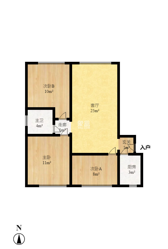 和庄   87.71㎡     6800.00元/月小区图