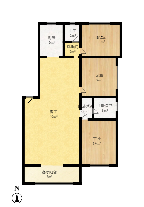 湘绣城 1室0厅0卫 1700.0元/月 湘绣城 1室0厅0卫 1700.0元/月户型图