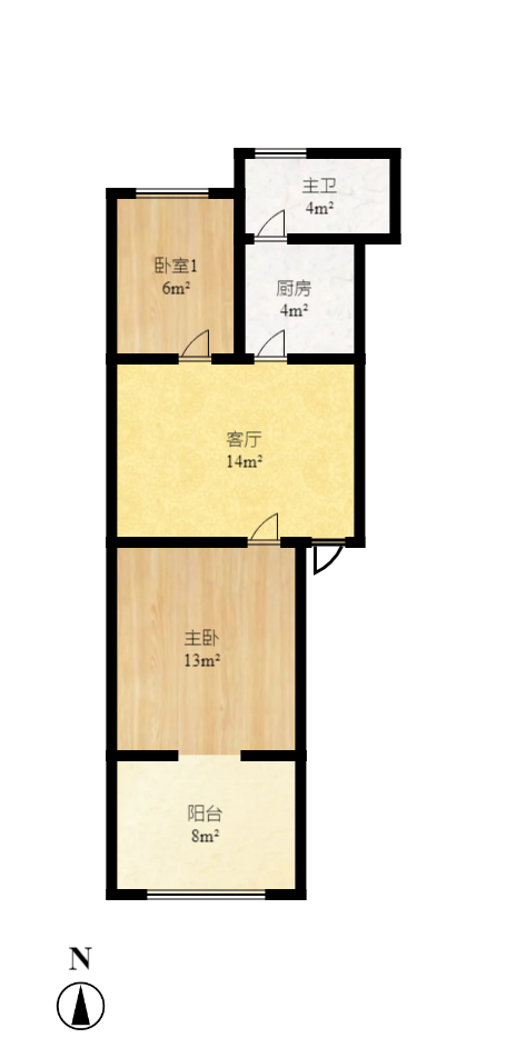 省建苑小区  2室1厅1卫   40.00万室内图1