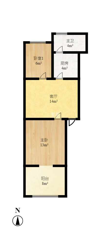 省建苑小区  2室1厅1卫   45.00万