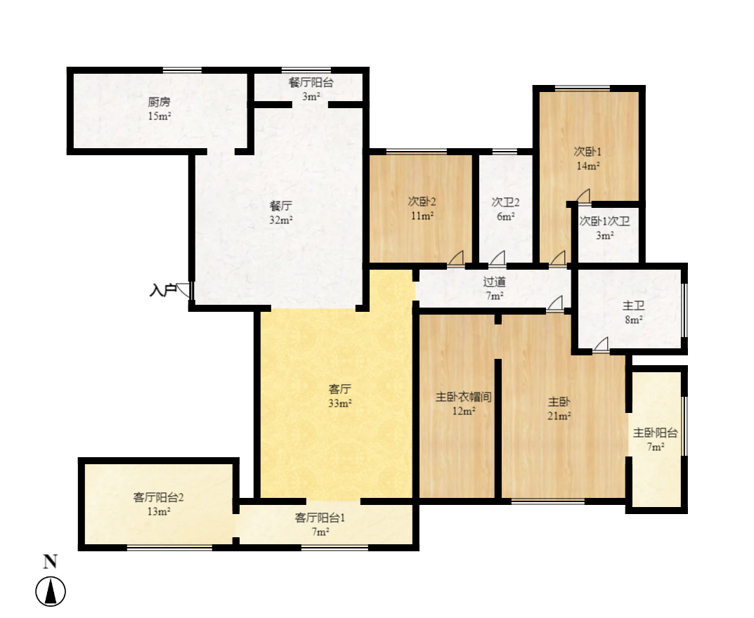 世茂外滩里(世茂铂翠湾三期)  4室2厅2卫    502.0万 世茂外滩里(世茂铂翠湾三期)  4室2厅2卫    502.0万户型图