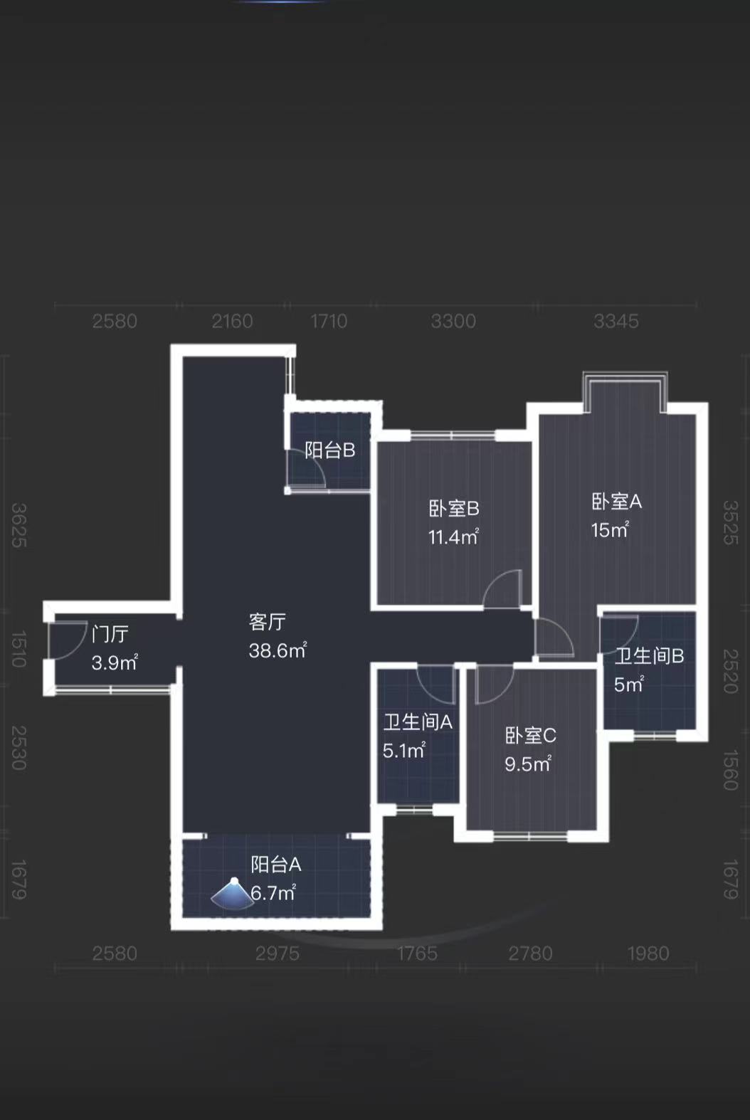 西郡佳园 3室2厅2卫 64.8万 西郡佳园 3室2厅2卫 64.8万室内图